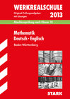 Buchcover STARK Abschlussprüfung Werkrealschule Baden-Württemberg - Mathematik Deutsch, Englisch