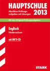 Buchcover Abschluss-Prüfungsaufgaben Hauptschule Niedersachsen / Englisch mit MP3-CD 2013