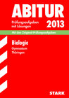 Buchcover Abitur-Prüfungsaufgaben Gymnasium Thüringen. Aufgabensammlung mit Lösungen / Biologie 2012