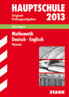 Buchcover Abschluss-Prüfungsaufgaben Hauptschule Hessen / Lösungen zu Sammelband Mathematik · Deutsch · Englisch 2013