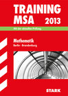 Buchcover Training Mittlerer Schulabschluss Berlin/Brandenburg / Training MSA Mathematik 2013