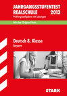 Buchcover Jahrgangsstufentest Realschule Bayern / Deutsch 8. Klasse 2013
