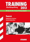 Buchcover Training Abschlussprüfung Oberschule Sachsen / Realschulabschluss Deutsch 2013