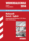 Buchcover Abschluss-Prüfungsaufgaben Hauptschule Baden-Württemberg / Sammelband Werkrealschule Mathematik · Deutsch · Englisch 201