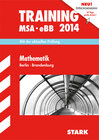 Buchcover Training Mittlerer Schulabschluss Berlin/Brandenburg / MSA eBB Mathematik 2014