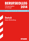 Buchcover Berufskolleg, Baden-Württemberg / Deutsch 2014