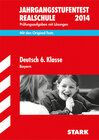 Buchcover Jahrgangsstufentest Realschule Bayern / Deutsch 6. Klasse 2014