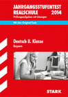 Buchcover Jahrgangsstufentest Realschule Bayern / Deutsch 8. Klasse 2014