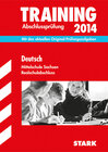 Buchcover Training Abschlussprüfung Oberschule Sachsen / Realschulabschluss Deutsch 2014