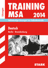 Buchcover Training Mittlerer Schulabschluss Berlin/Brandenburg / Lösungen zu Training Deutsch MSA 2014