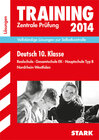 Buchcover Training Abschlussprüfung Realschule Nordrhein-Westfalen / Lösungsheft zu Deutsch Zentrale Prüfung 2014