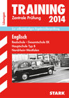 Buchcover Training Abschlussprüfung Realschule Nordrhein-Westfalen / Lösungsheft zu Englisch Zentrale Prüfung 10. Klasse 2014