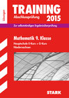 Buchcover Training Abschlussprüfung Hauptschule Niedersachsen - Mathematik 9. Klasse Lösungen