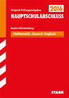 Buchcover Abschlussprüfung Hauptschule Baden-Württemberg - Mathematik, Deutsch, Englisch