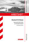 Buchcover Arbeitsheft Realschule - Deutsch 10. Klasse Ganzschrift 2015/16 "Ins Nordlicht blicken"