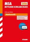 Buchcover Mittlerer Schulabschluss Schleswig-Holstein - Mathematik, inkl. Online-Prüfungstraining