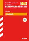 Buchcover Abschlussprüfung Regelschule Thüringen - Englisch Realschulabschluss, mit MP3-CD