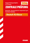 Buchcover Zentrale Prüfung Realschule/Hauptschule Typ B NRW - Deutsch