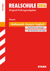 Buchcover Abschlussprüfung Realschule Hessen - Mathematik, Deutsch, Englisch Lösungsheft