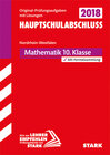 Buchcover STARK Original-Prüfungen Hauptschulabschluss - Mathematik 10. Klasse - NRW