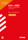 Buchcover STARK Original-Prüfungen MSA/eBBR 2020 - Deutsch - Berlin/Brandenburg