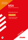Buchcover STARK Lösungen zu Original-Prüfungen und Training MSA 2020 - Deutsch - Schleswig-Holstein