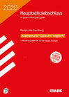 Buchcover STARK Original-Prüfungen Hauptschulabschluss 2020 - Mathematik, Deutsch, Englisch 9. Klasse - BaWü