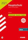 Buchcover STARK Original-Prüfungen Hauptschule 2021 - Mathematik, Deutsch, Englisch - Hessen