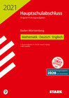 Buchcover STARK Original-Prüfungen Hauptschulabschluss 2021 - Mathematik, Deutsch, Englisch 9. Klasse - BaWü