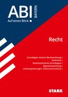 Buchcover STARK Abi - auf einen Blick! Wirtschaft/Recht Bayern: Recht