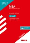 Buchcover STARK Lösungen zu Original-Prüfungen und Training MSA 2023 - Deutsch - Schleswig-Holstein