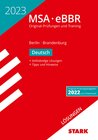Buchcover STARK Lösungen zu Original-Prüfungen und Training MSA/eBBR 2023 - Deutsch - Berlin/Brandenburg