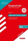 Buchcover STARK Lösungen zu Original-Prüfungen Hauptschule 2023 - Mathematik, Deutsch, Englisch - Hessen