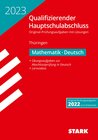 Buchcover STARK Qualifizierender Hauptschulabschluss 2023 - Mathematik, Deutsch - Thüringen