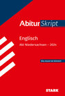 Buchcover STARK AbiturSkript - Englisch - Niedersachsen 2024