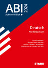 Buchcover STARK Abi - auf einen Blick! Deutsch Niedersachsen 2024