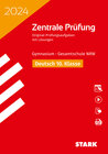 Buchcover STARK Zentrale Prüfung 2024 - Deutsch 10. Klasse - NRW