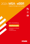 Buchcover STARK Original-Prüfungen und Training MSA/eBBR 2024 - Mathematik - Berlin/Brandenburg