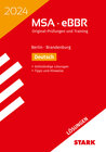 Buchcover STARK Lösungen zu Original-Prüfungen und Training MSA/eBBR 2024 - Deutsch - Berlin/Brandenburg