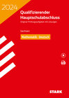 Buchcover STARK Qualifizierender Hauptschulabschluss 2024 - Mathematik, Deutsch - Sachsen