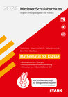 Buchcover STARK Original-Prüfungen und Training - Mittlerer Schulabschluss 2024 - Mathematik - Realschule/Gesamtschule EK/ Sekunda