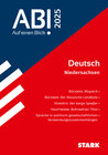 Buchcover STARK Abi - auf einen Blick! Deutsch Niedersachsen 2025