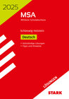 Buchcover STARK Lösungen zu Original-Prüfungen und Training MSA 2025 - Deutsch - Schleswig-Holstein