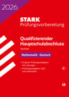 Buchcover STARK Mathematik, Deutsch - Qualifizierender Hauptschulabschluss 2026 Sachsen - Prüfungsvorbereitung