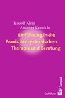 Buchcover Einführung in die Praxis der systemischen Therapie und Beratung