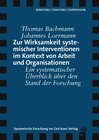 Buchcover Zur Wirksamkeit systemischer Interventionen im Kontext von Arbeit und Organisationen