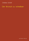 Buchcover Der Wunsch zu schreiben