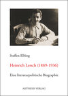Buchcover Heinrich Lersch (1889-1936)