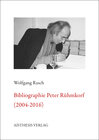 Buchcover Bibliographie Peter Rühmkorf