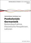 Buchcover Postkoloniale Germanistik